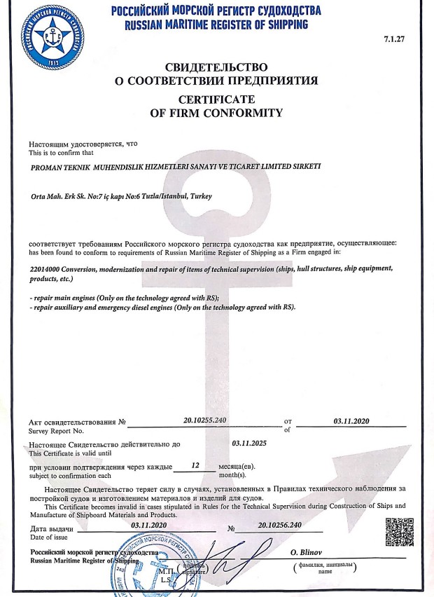 REGISTER OF SHIPPING